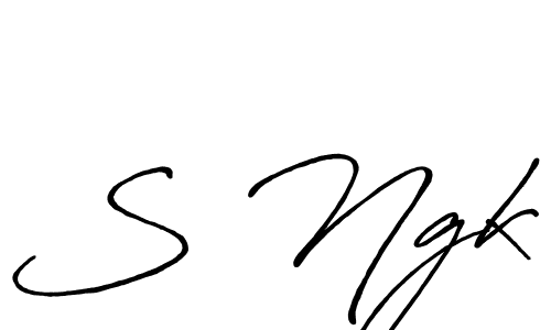 Best and Professional Signature Style for S Ngk. Antro_Vectra_Bolder Best Signature Style Collection. S Ngk signature style 7 images and pictures png