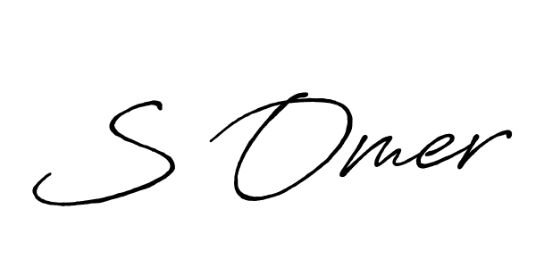 Also we have S Omer name is the best signature style. Create professional handwritten signature collection using Antro_Vectra_Bolder autograph style. S Omer signature style 7 images and pictures png