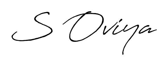 Try this chic S Oviya handwritten sign style. Using Antro_Vectra_Bolder font elements, it gives your name a sleek, memorable identity. S Oviya signature style 7 images and pictures png
