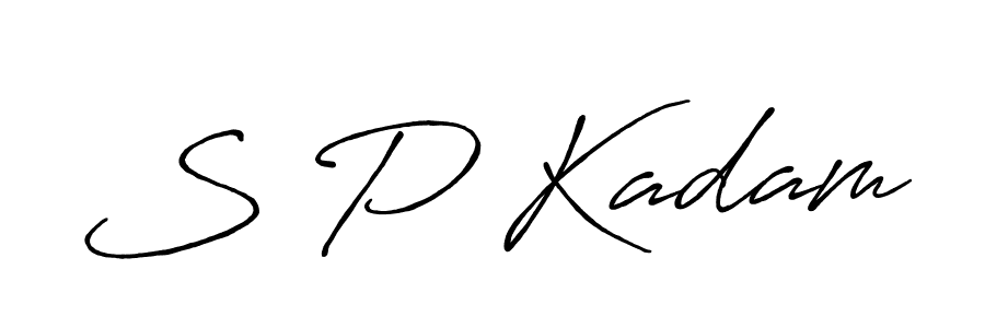 Once you've used our free online signature maker to create your best signature Antro_Vectra_Bolder style, it's time to enjoy all of the benefits that S P Kadam name signing documents. S P Kadam signature style 7 images and pictures png