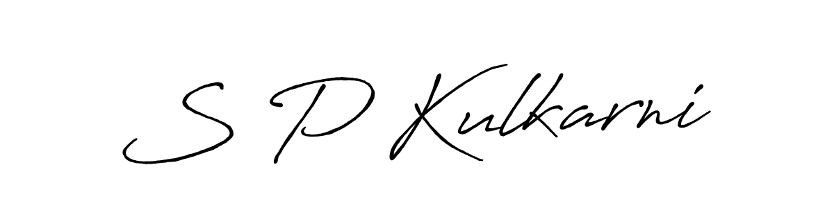 Make a beautiful signature design for name S P Kulkarni. Use this online signature maker to create a handwritten signature for free. S P Kulkarni signature style 7 images and pictures png