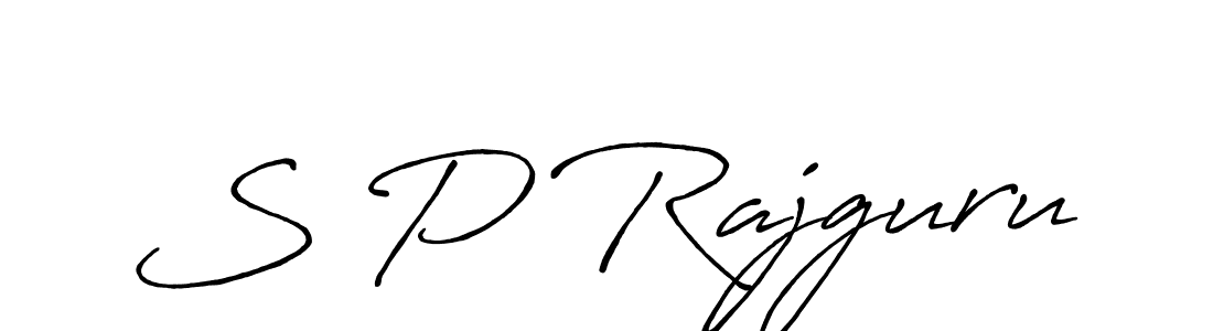Design your own signature with our free online signature maker. With this signature software, you can create a handwritten (Antro_Vectra_Bolder) signature for name S P Rajguru. S P Rajguru signature style 7 images and pictures png