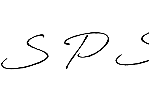 Once you've used our free online signature maker to create your best signature Antro_Vectra_Bolder style, it's time to enjoy all of the benefits that S P S name signing documents. S P S signature style 7 images and pictures png