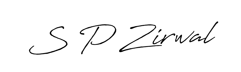Make a beautiful signature design for name S P Zirwal. Use this online signature maker to create a handwritten signature for free. S P Zirwal signature style 7 images and pictures png
