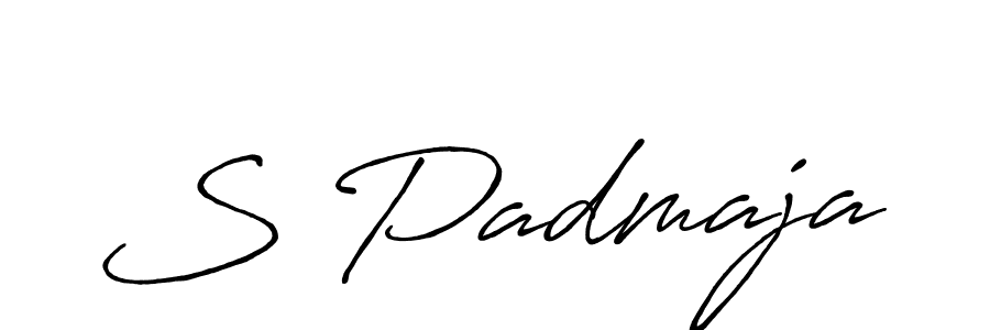 Also You can easily find your signature by using the search form. We will create S Padmaja name handwritten signature images for you free of cost using Antro_Vectra_Bolder sign style. S Padmaja signature style 7 images and pictures png