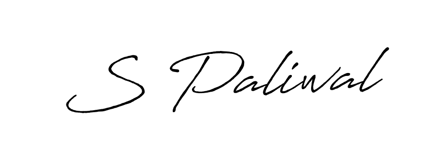 Also we have S Paliwal name is the best signature style. Create professional handwritten signature collection using Antro_Vectra_Bolder autograph style. S Paliwal signature style 7 images and pictures png