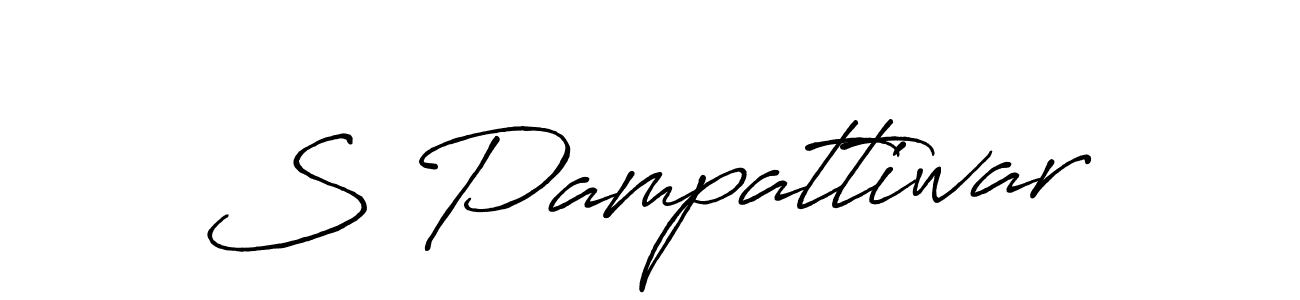 S Pampattiwar stylish signature style. Best Handwritten Sign (Antro_Vectra_Bolder) for my name. Handwritten Signature Collection Ideas for my name S Pampattiwar. S Pampattiwar signature style 7 images and pictures png