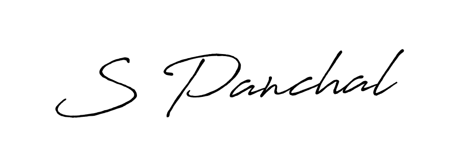 Similarly Antro_Vectra_Bolder is the best handwritten signature design. Signature creator online .You can use it as an online autograph creator for name S Panchal. S Panchal signature style 7 images and pictures png