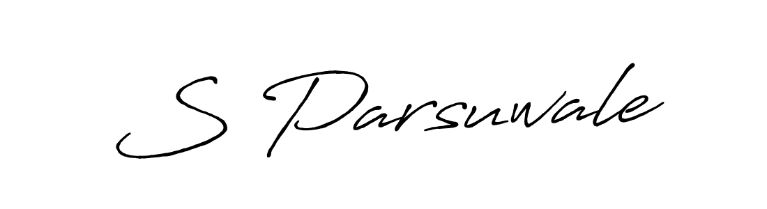 How to Draw S Parsuwale signature style? Antro_Vectra_Bolder is a latest design signature styles for name S Parsuwale. S Parsuwale signature style 7 images and pictures png
