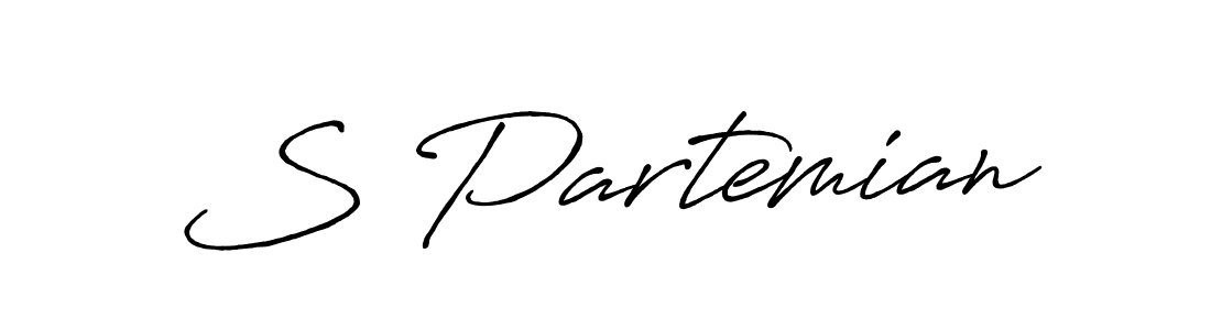 Antro_Vectra_Bolder is a professional signature style that is perfect for those who want to add a touch of class to their signature. It is also a great choice for those who want to make their signature more unique. Get S Partemian name to fancy signature for free. S Partemian signature style 7 images and pictures png
