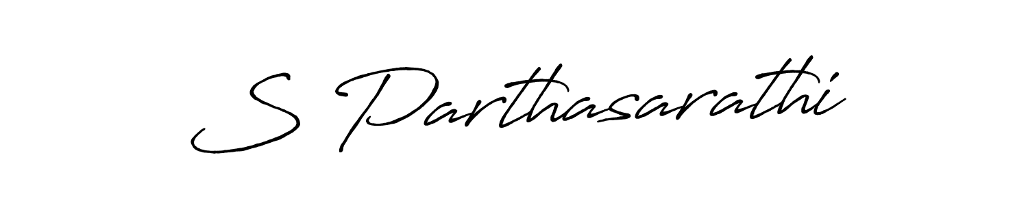 if you are searching for the best signature style for your name S Parthasarathi. so please give up your signature search. here we have designed multiple signature styles  using Antro_Vectra_Bolder. S Parthasarathi signature style 7 images and pictures png