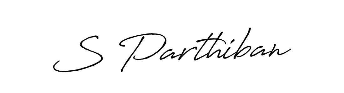Make a beautiful signature design for name S Parthiban. Use this online signature maker to create a handwritten signature for free. S Parthiban signature style 7 images and pictures png