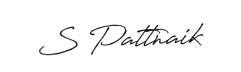 Create a beautiful signature design for name S Pattnaik. With this signature (Antro_Vectra_Bolder) fonts, you can make a handwritten signature for free. S Pattnaik signature style 7 images and pictures png