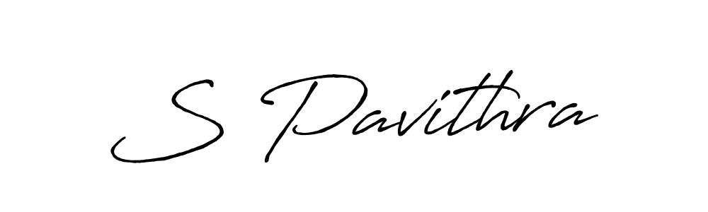 S Pavithra stylish signature style. Best Handwritten Sign (Antro_Vectra_Bolder) for my name. Handwritten Signature Collection Ideas for my name S Pavithra. S Pavithra signature style 7 images and pictures png