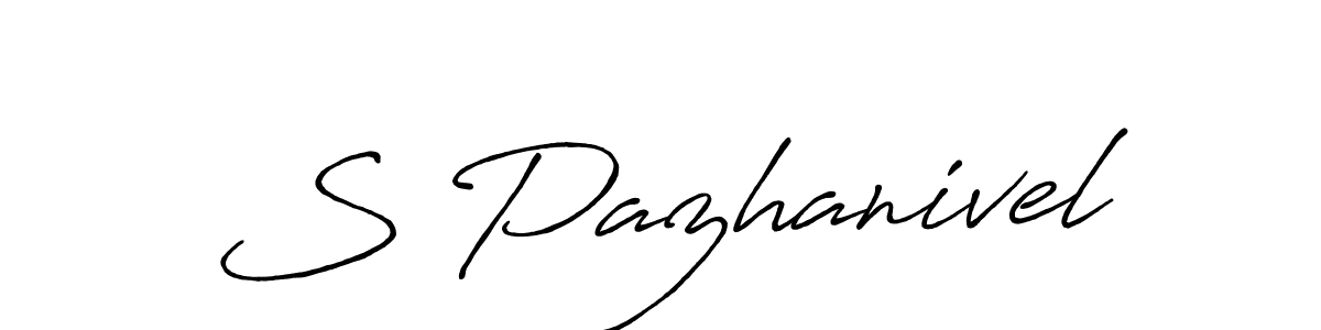 Make a beautiful signature design for name S Pazhanivel. Use this online signature maker to create a handwritten signature for free. S Pazhanivel signature style 7 images and pictures png