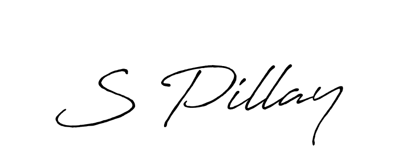 Similarly Antro_Vectra_Bolder is the best handwritten signature design. Signature creator online .You can use it as an online autograph creator for name S Pillay. S Pillay signature style 7 images and pictures png