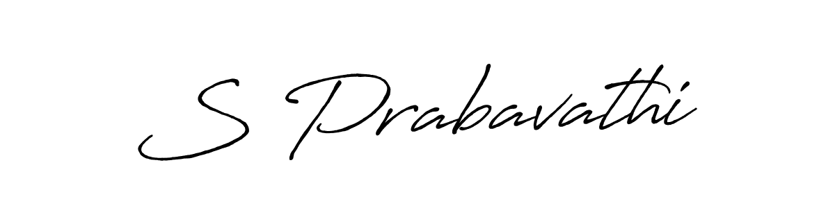 Also we have S Prabavathi name is the best signature style. Create professional handwritten signature collection using Antro_Vectra_Bolder autograph style. S Prabavathi signature style 7 images and pictures png