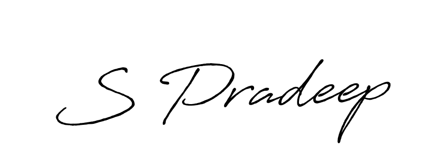 Antro_Vectra_Bolder is a professional signature style that is perfect for those who want to add a touch of class to their signature. It is also a great choice for those who want to make their signature more unique. Get S Pradeep name to fancy signature for free. S Pradeep signature style 7 images and pictures png