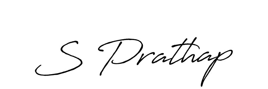 S Prathap stylish signature style. Best Handwritten Sign (Antro_Vectra_Bolder) for my name. Handwritten Signature Collection Ideas for my name S Prathap. S Prathap signature style 7 images and pictures png