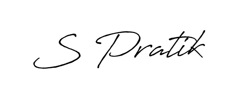 How to Draw S Pratik signature style? Antro_Vectra_Bolder is a latest design signature styles for name S Pratik. S Pratik signature style 7 images and pictures png