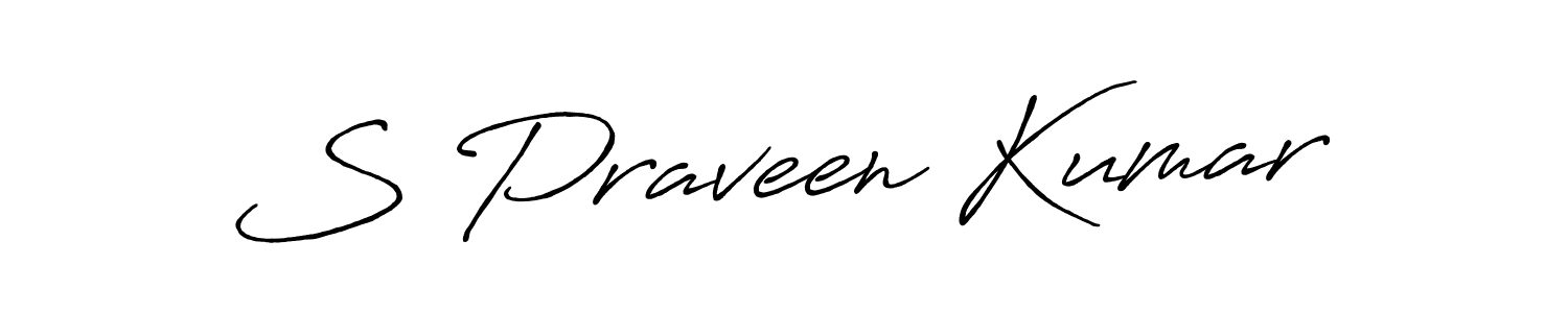 This is the best signature style for the S Praveen Kumar name. Also you like these signature font (Antro_Vectra_Bolder). Mix name signature. S Praveen Kumar signature style 7 images and pictures png