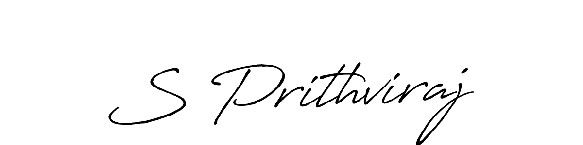 This is the best signature style for the S Prithviraj name. Also you like these signature font (Antro_Vectra_Bolder). Mix name signature. S Prithviraj signature style 7 images and pictures png