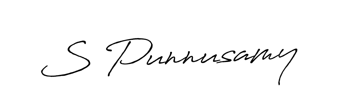 It looks lik you need a new signature style for name S Punnusamy. Design unique handwritten (Antro_Vectra_Bolder) signature with our free signature maker in just a few clicks. S Punnusamy signature style 7 images and pictures png