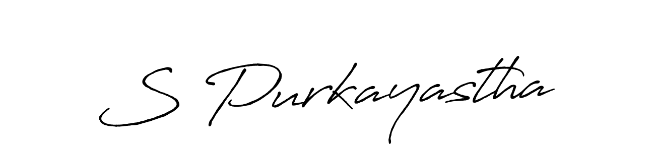 You should practise on your own different ways (Antro_Vectra_Bolder) to write your name (S Purkayastha) in signature. don't let someone else do it for you. S Purkayastha signature style 7 images and pictures png