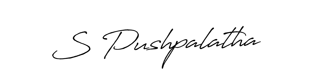 Antro_Vectra_Bolder is a professional signature style that is perfect for those who want to add a touch of class to their signature. It is also a great choice for those who want to make their signature more unique. Get S Pushpalatha name to fancy signature for free. S Pushpalatha signature style 7 images and pictures png