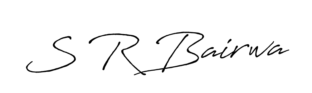 Also we have S R Bairwa name is the best signature style. Create professional handwritten signature collection using Antro_Vectra_Bolder autograph style. S R Bairwa signature style 7 images and pictures png