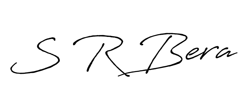 Also we have S R Bera name is the best signature style. Create professional handwritten signature collection using Antro_Vectra_Bolder autograph style. S R Bera signature style 7 images and pictures png