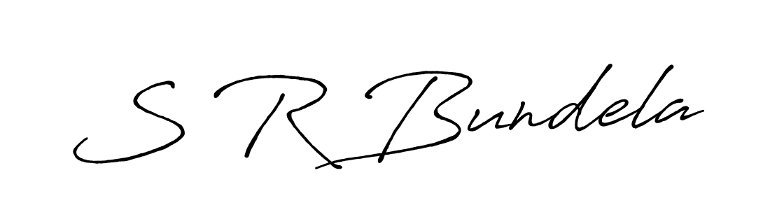 Make a beautiful signature design for name S R Bundela. Use this online signature maker to create a handwritten signature for free. S R Bundela signature style 7 images and pictures png