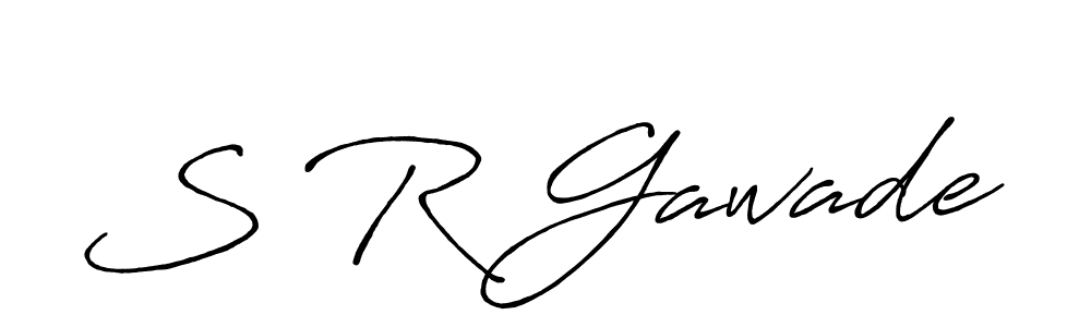 It looks lik you need a new signature style for name S R Gawade. Design unique handwritten (Antro_Vectra_Bolder) signature with our free signature maker in just a few clicks. S R Gawade signature style 7 images and pictures png