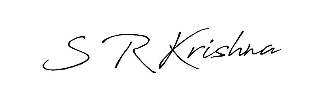 How to Draw S R Krishna signature style? Antro_Vectra_Bolder is a latest design signature styles for name S R Krishna. S R Krishna signature style 7 images and pictures png