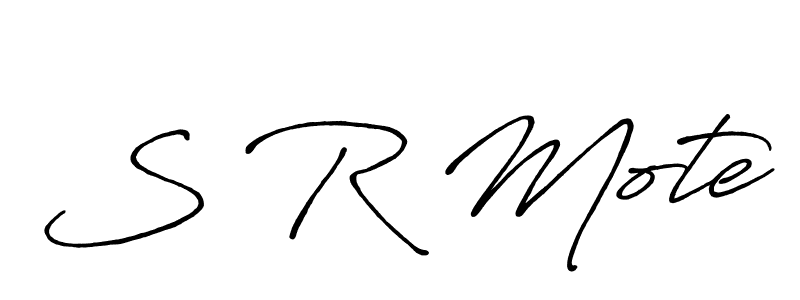 Once you've used our free online signature maker to create your best signature Antro_Vectra_Bolder style, it's time to enjoy all of the benefits that S R Mote name signing documents. S R Mote signature style 7 images and pictures png