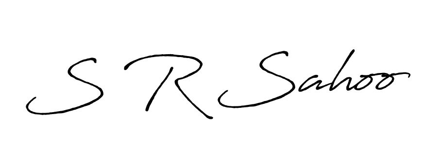 Also You can easily find your signature by using the search form. We will create S R Sahoo name handwritten signature images for you free of cost using Antro_Vectra_Bolder sign style. S R Sahoo signature style 7 images and pictures png