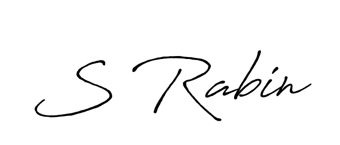 Make a beautiful signature design for name S Rabin. Use this online signature maker to create a handwritten signature for free. S Rabin signature style 7 images and pictures png