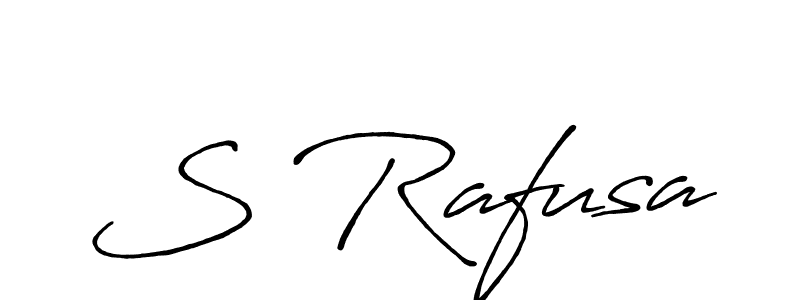 Also You can easily find your signature by using the search form. We will create S Rafusa name handwritten signature images for you free of cost using Antro_Vectra_Bolder sign style. S Rafusa signature style 7 images and pictures png