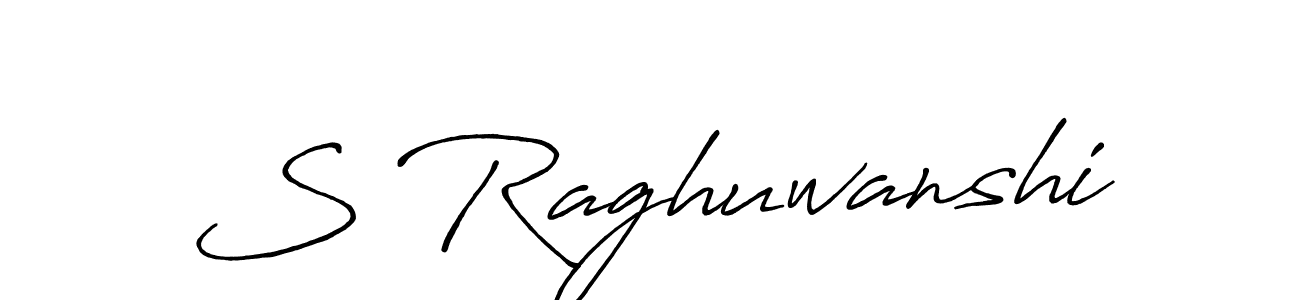 if you are searching for the best signature style for your name S Raghuwanshi. so please give up your signature search. here we have designed multiple signature styles  using Antro_Vectra_Bolder. S Raghuwanshi signature style 7 images and pictures png