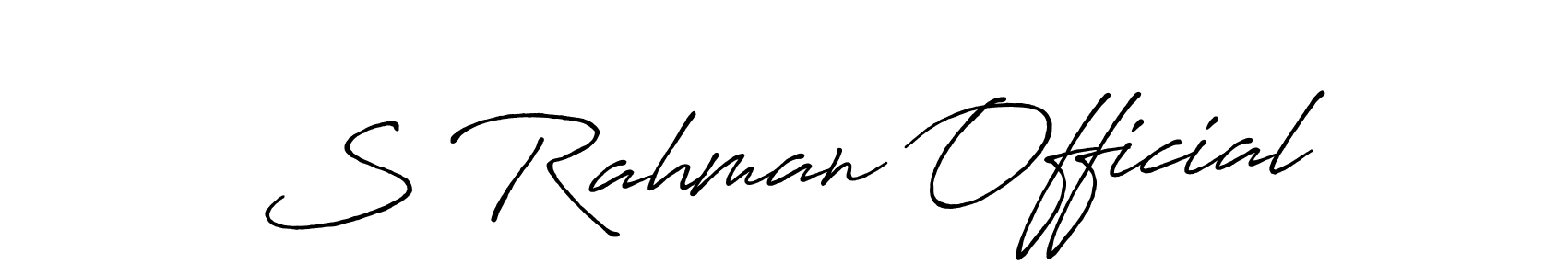 Similarly Antro_Vectra_Bolder is the best handwritten signature design. Signature creator online .You can use it as an online autograph creator for name S Rahman Official. S Rahman Official signature style 7 images and pictures png