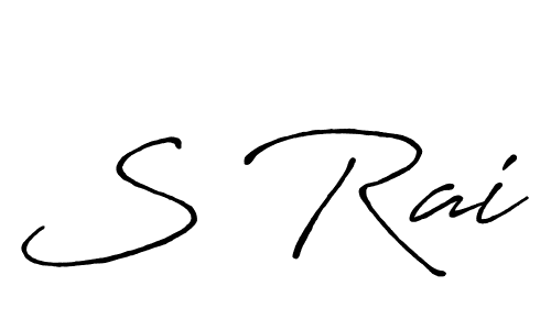 S Rai stylish signature style. Best Handwritten Sign (Antro_Vectra_Bolder) for my name. Handwritten Signature Collection Ideas for my name S Rai. S Rai signature style 7 images and pictures png