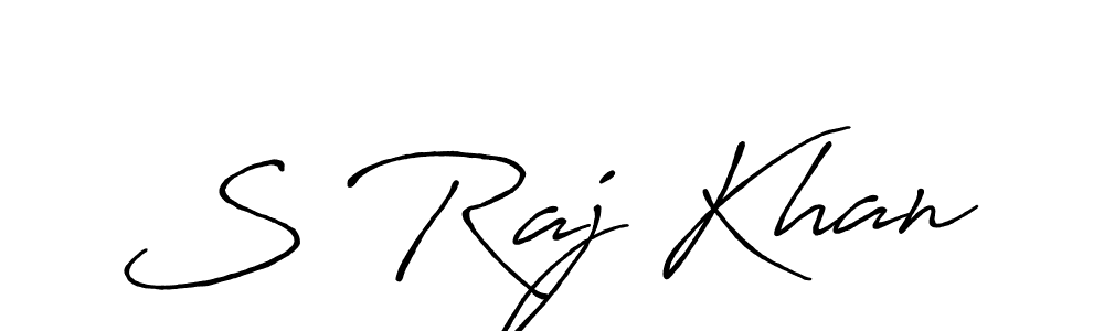 if you are searching for the best signature style for your name S Raj Khan. so please give up your signature search. here we have designed multiple signature styles  using Antro_Vectra_Bolder. S Raj Khan signature style 7 images and pictures png