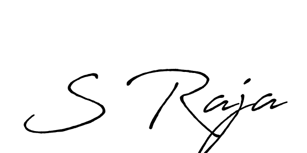 Once you've used our free online signature maker to create your best signature Antro_Vectra_Bolder style, it's time to enjoy all of the benefits that S Raja name signing documents. S Raja signature style 7 images and pictures png