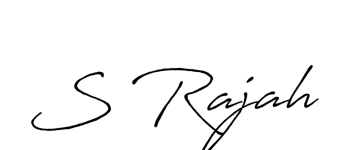 Make a beautiful signature design for name S Rajah. Use this online signature maker to create a handwritten signature for free. S Rajah signature style 7 images and pictures png