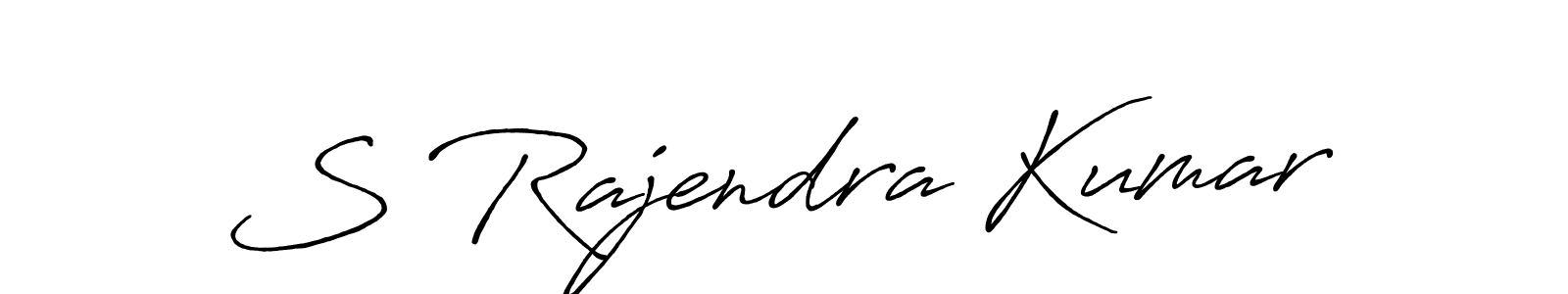 How to make S Rajendra Kumar signature? Antro_Vectra_Bolder is a professional autograph style. Create handwritten signature for S Rajendra Kumar name. S Rajendra Kumar signature style 7 images and pictures png