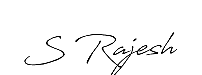 Also we have S Rajesh name is the best signature style. Create professional handwritten signature collection using Antro_Vectra_Bolder autograph style. S Rajesh signature style 7 images and pictures png