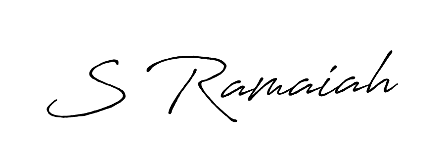 It looks lik you need a new signature style for name S Ramaiah. Design unique handwritten (Antro_Vectra_Bolder) signature with our free signature maker in just a few clicks. S Ramaiah signature style 7 images and pictures png