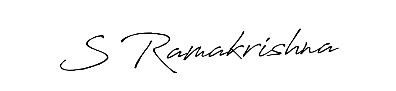 if you are searching for the best signature style for your name S Ramakrishna. so please give up your signature search. here we have designed multiple signature styles  using Antro_Vectra_Bolder. S Ramakrishna signature style 7 images and pictures png