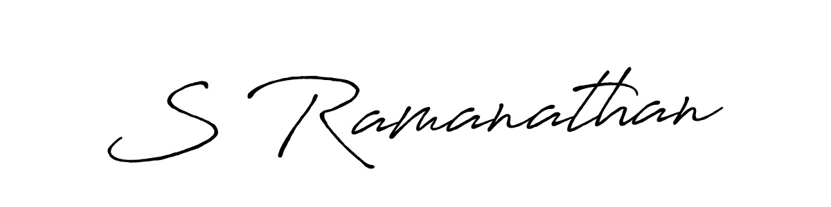 Make a beautiful signature design for name S Ramanathan. Use this online signature maker to create a handwritten signature for free. S Ramanathan signature style 7 images and pictures png