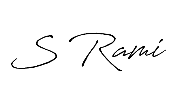 Once you've used our free online signature maker to create your best signature Antro_Vectra_Bolder style, it's time to enjoy all of the benefits that S Rami name signing documents. S Rami signature style 7 images and pictures png